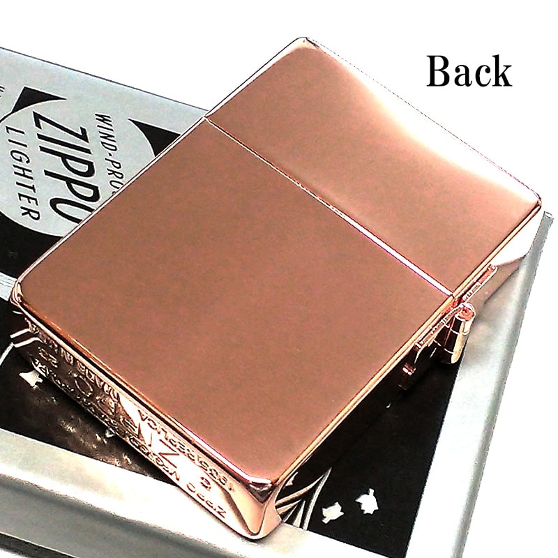 ZIPPO ライター 1935復刻レプリカ COPPER PLATE ジッポ 銅鏡面 アンティーク 美しい カッパー 3バレル 角型 シンプル 無地｜hayamipro｜03