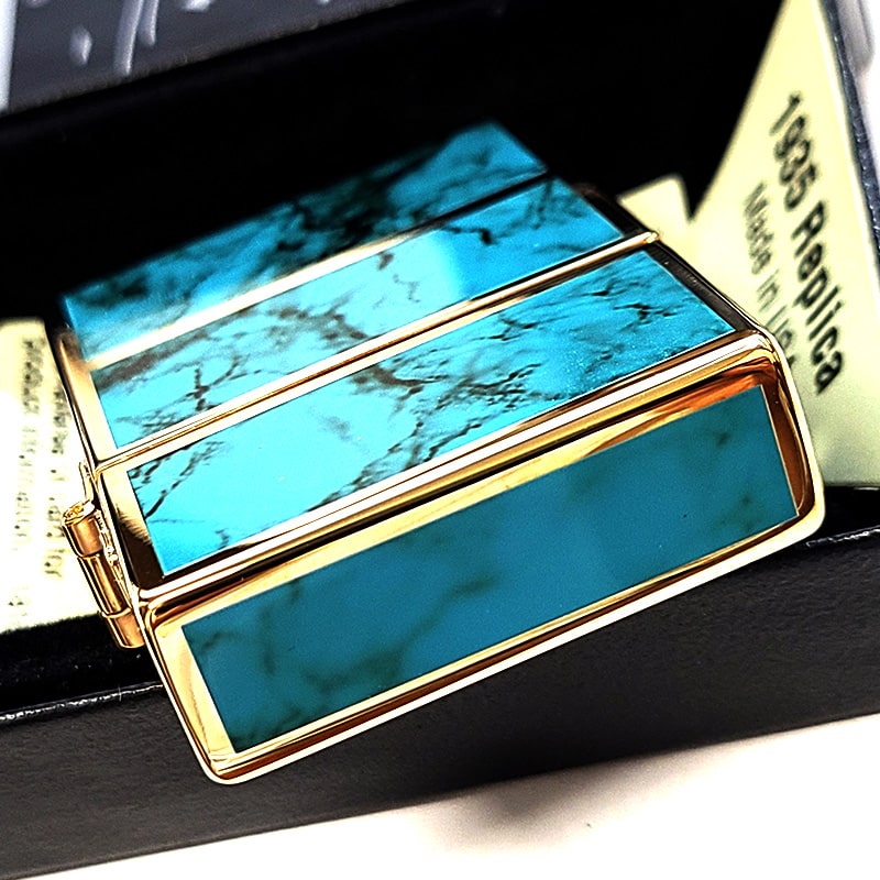 ZIPPO ライター 限定 1935 復刻レプリカ ジッポー ターコイズ