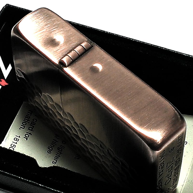 ZIPPO 限定 ライター 1941復刻モデル 4面ハンマートーン 銅古美 ジッポ