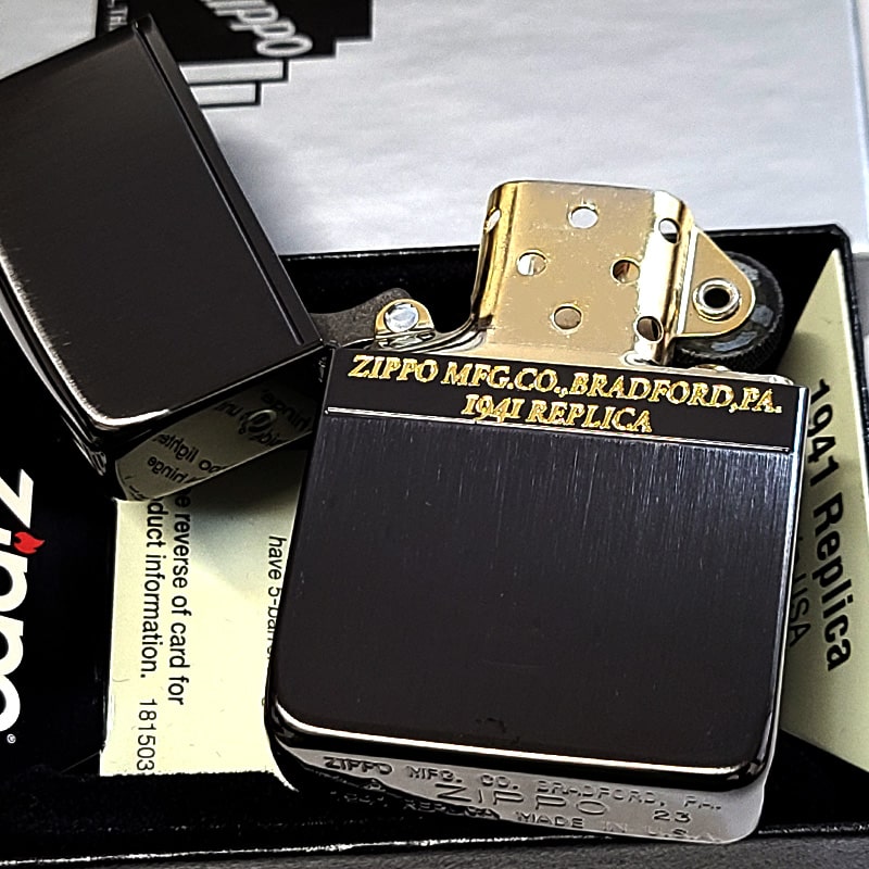 ZIPPO ライター ジッポ 1941 復刻 ダイアゴナルライン レプリカ