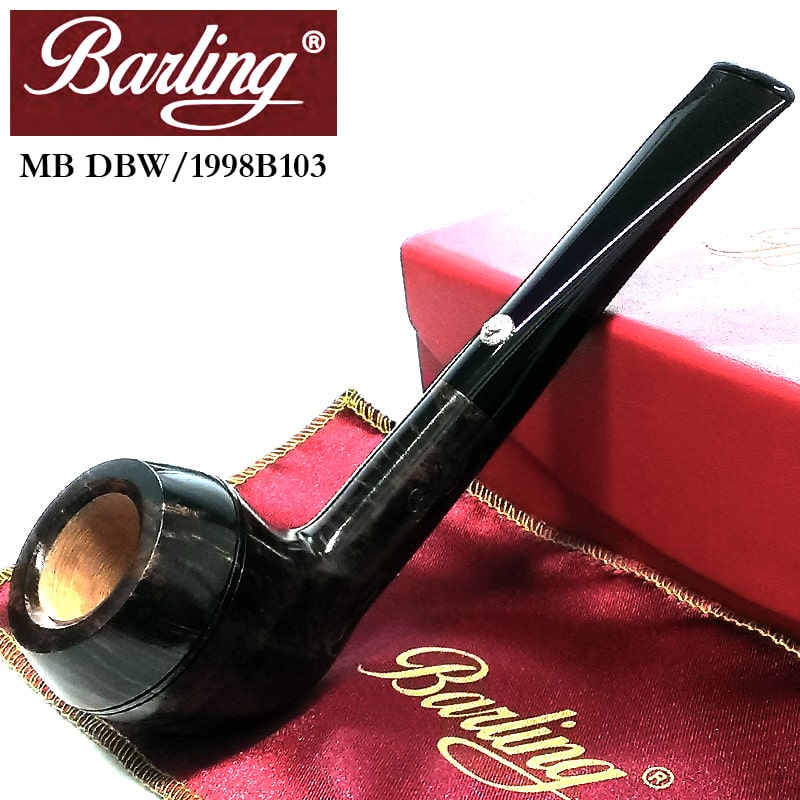 パイプ 本体 高級 バーリング Barling メルボーン スターリングシルバー 天然木 ライオン タバコ 9mm 天然木 MARYLEBONE 純銀 :1998B103:Zippoタバコケース喫煙具のハヤミ