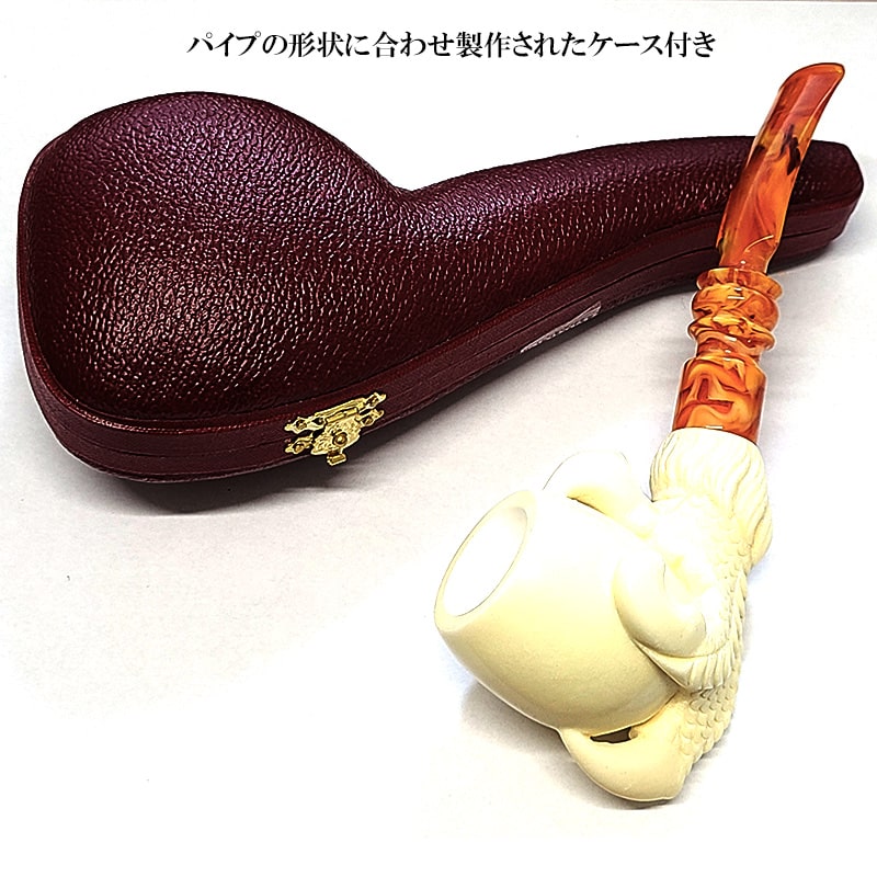 ローランド メシャムパイプ クロー＆エッグ M 手彫り 喫煙具