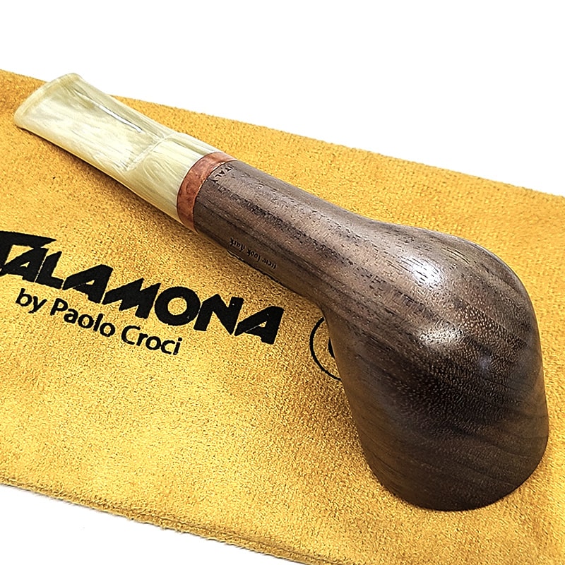 パイプ 本体 TALAMONA 一点物 ブライヤーインレイ アイボリーマーブル