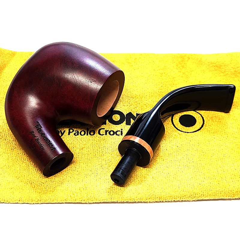 Posella Hand Made ブライヤーパイプ タラモナ パイプ 喫煙具 おしゃれ 本体 CS RD BURLEY 901 レッド