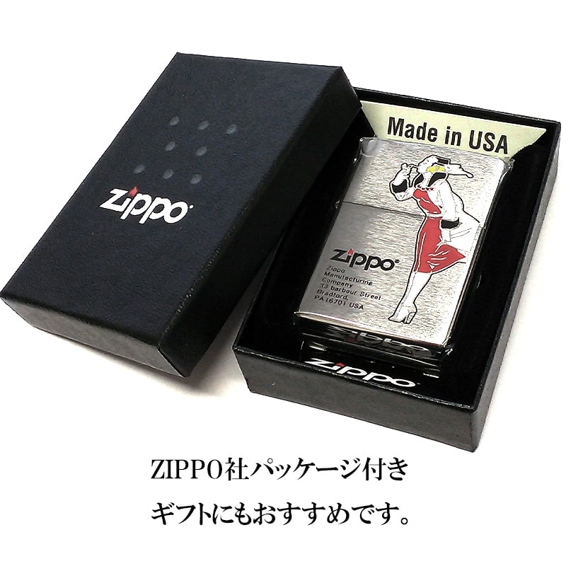 ZIPPO ライター ウィンディー ジッポ ロゴ レッド アンティーク 