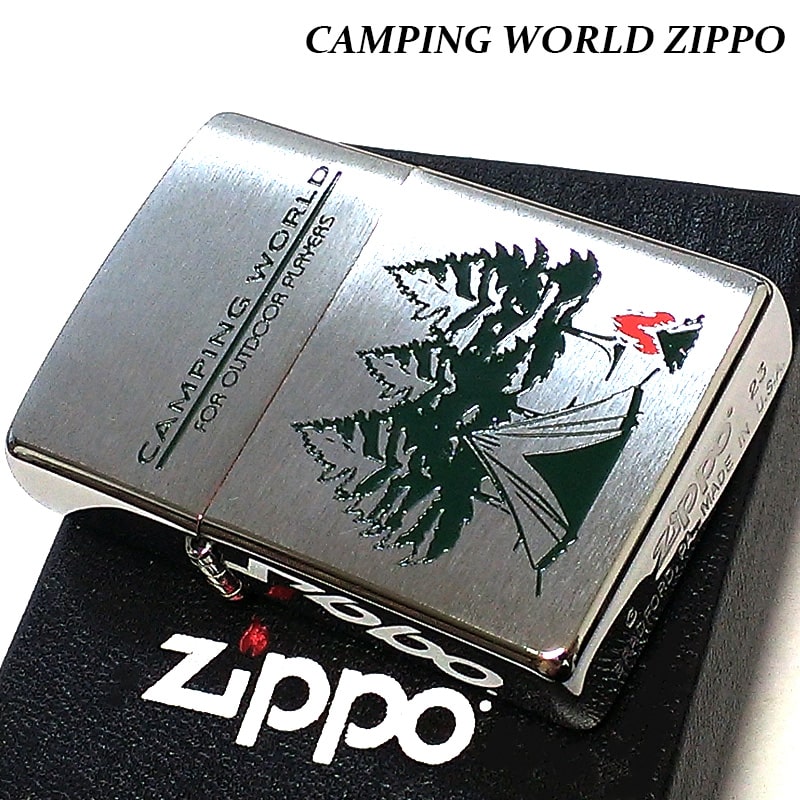 ZIPPO（ジッポー） ライター キャンピングワールド ジッポ シルバー