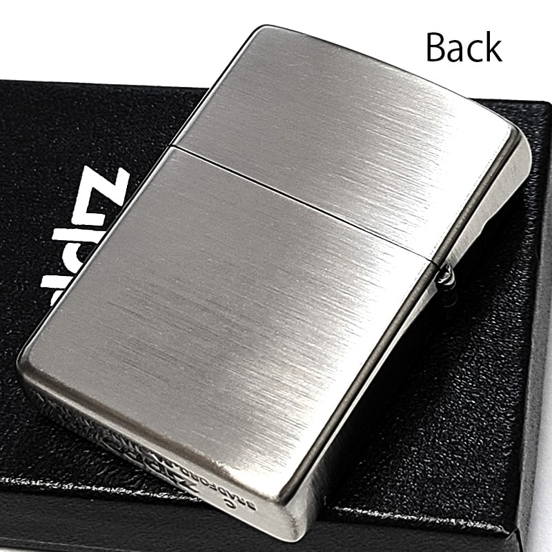 ZIPPO（ジッポー） ライター ロゴ 銀古美 アンティークニッケル ジッポ