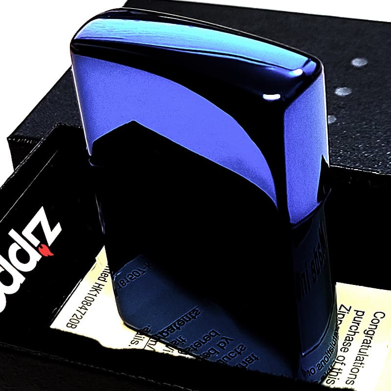 ZIPPO（ジッポー） ライター サファイアブルー ジッポ PVDチタン