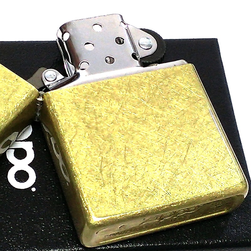 ZIPPO ジッポー レギュラークロス ライター ユーズド加工 ブラス