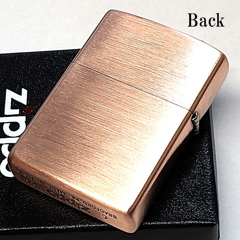 ZIPPO（ジッポー） ライター アンティークカッパー ロゴデザイン 銅古