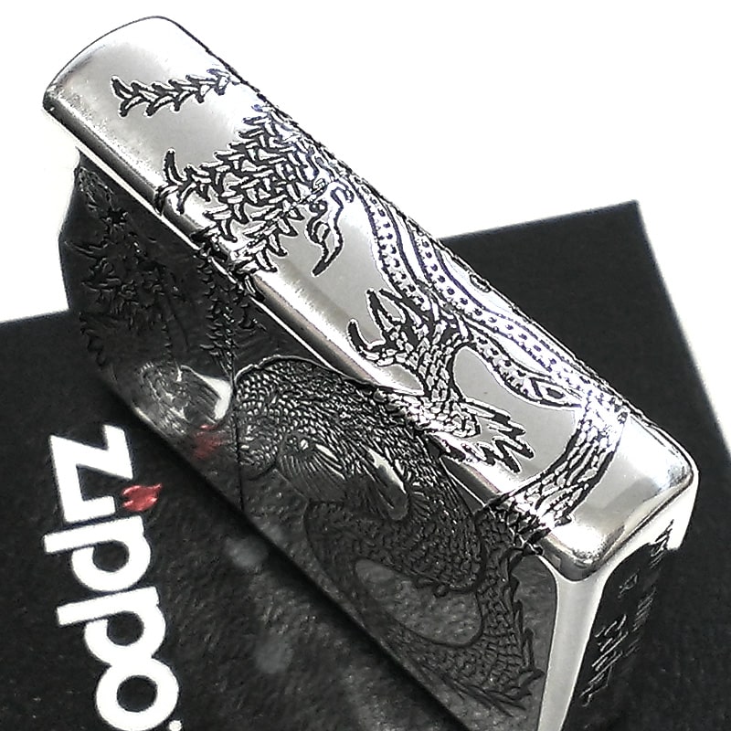 未使用に近い龍両面デザインZIPPO 未使用鳳凰4面デザインZIPPOの2点売り Amazon.co.jp: ジッポー ZIPPO 電鋳板 3Dドラゴン Z3D-DR NI 龍