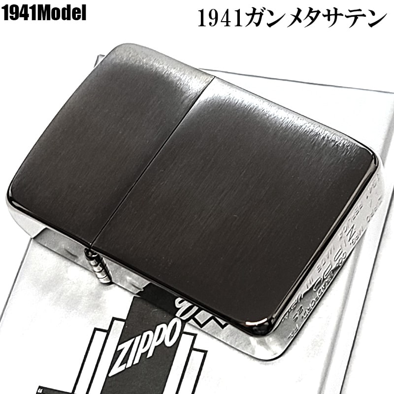 ZIPPO（ジッポー） ZIPPO 1941 復刻レプリカ ジッポ ライター ガンメタ