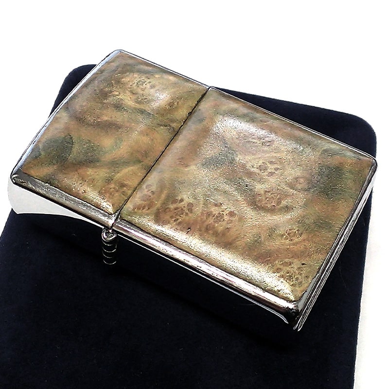 ZIPPO ライター 一点物 1999年製 花梨 両面貼り 絶版 レア