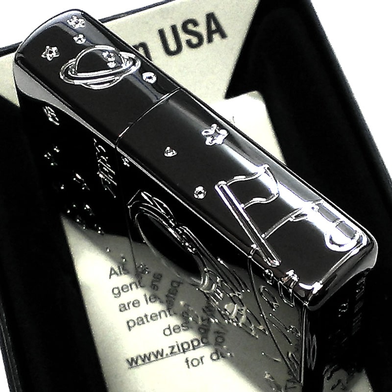 ZIPPO ジッポ ライター ユニバース 宇宙服 星 可愛い 2面つなぎ