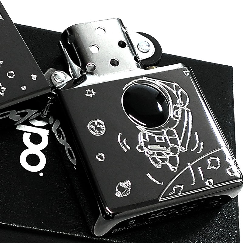ZIPPO ジッポ ライター ユニバース 宇宙服 星 可愛い 2面つなぎ