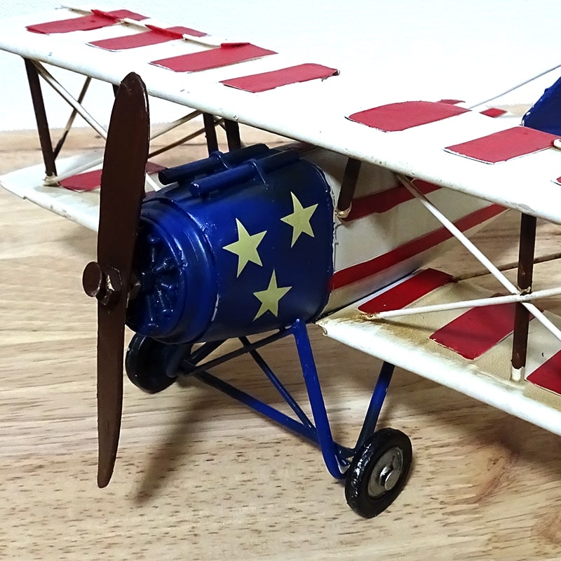 ブリキ 飛行機 クラシック ヴィンテージ インテリア雑貨 Amazon.co.jp: レトロ調 ブリキ 飛行機 戦闘機 複葉機モデル