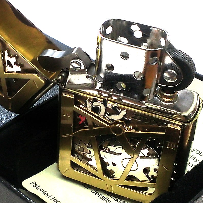 アーマーARMA (A) バドビール USA☆No1企業エナメル七宝メタル ZIPPO ギアメタル ブラス 可動式メタル スケルトン 古美仕上げ