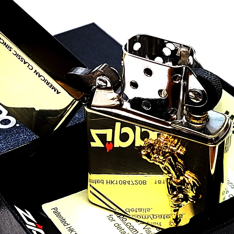 ZIPPO（ジッポー） ライター ウィンディ ジッポ 立体メタル おしゃれ