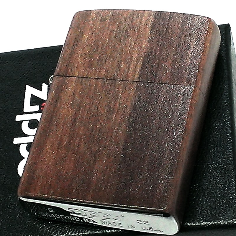 ZIPPO（ジッポー） おしゃれ 5面連続プリント 木目調 ジッポ ライター
