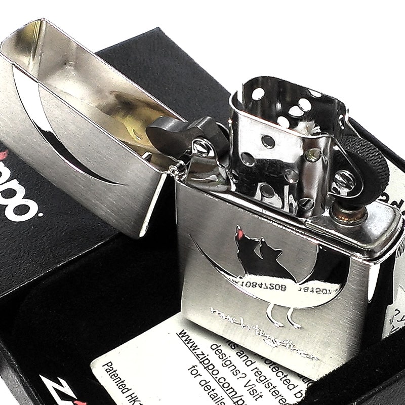 話題の人気 ライター ジッポ MOON & CAT ネコ ZIPPO 月 三日月 かわいい 猫 その他