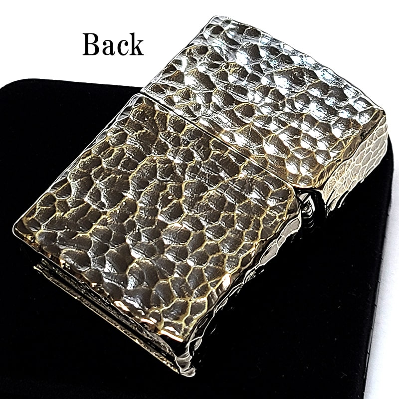 ZIPPO ハンマートーン GOLD & SILVER カラー 2個セット ZIPPO メタルジャケット ハンマートーン かっこいい ジッポ ライター
