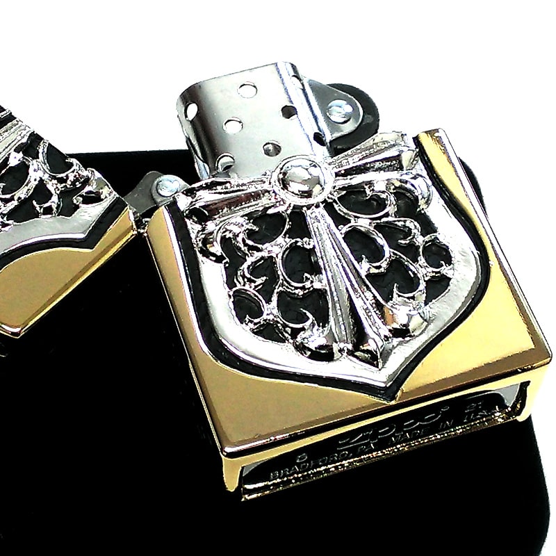 ZIPPO（ジッポー） メタルジャケット 超重厚 ジッポ 金銀 ライター