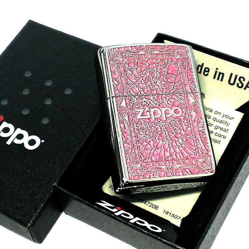 スケールモデル 新作 エンジェルクロス ZIPPO ピンク 十字架 ロゴ ジッポライター その他