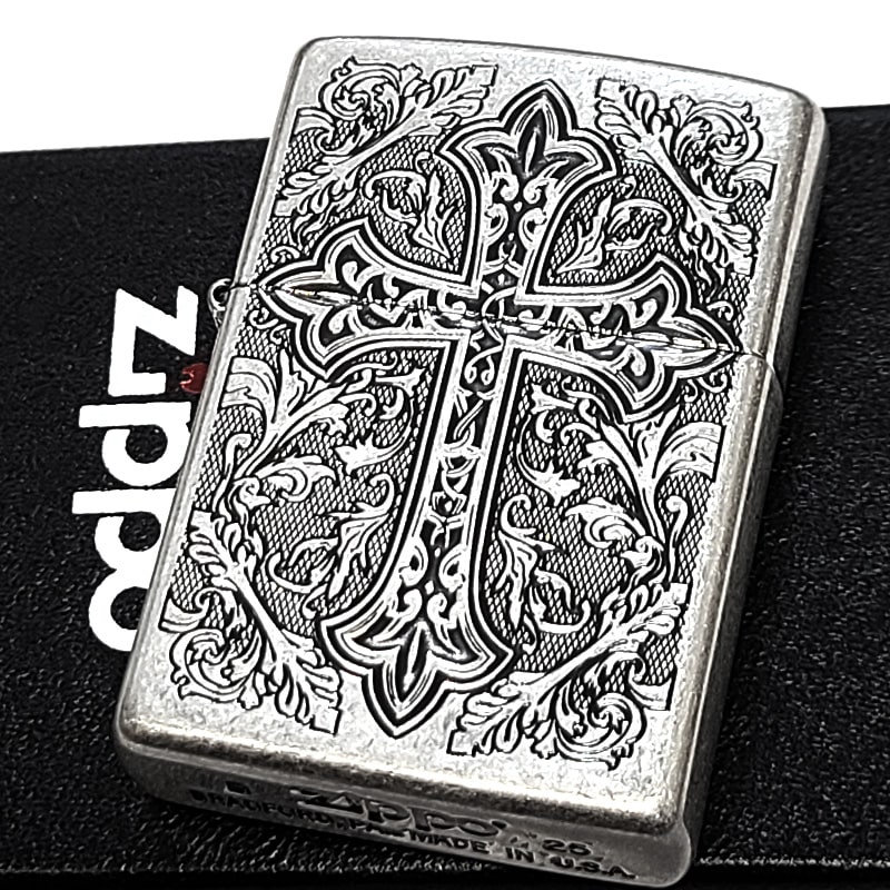 ZIPPO（ジッポー） ライター クロス ジッポ アラベスク シルバー