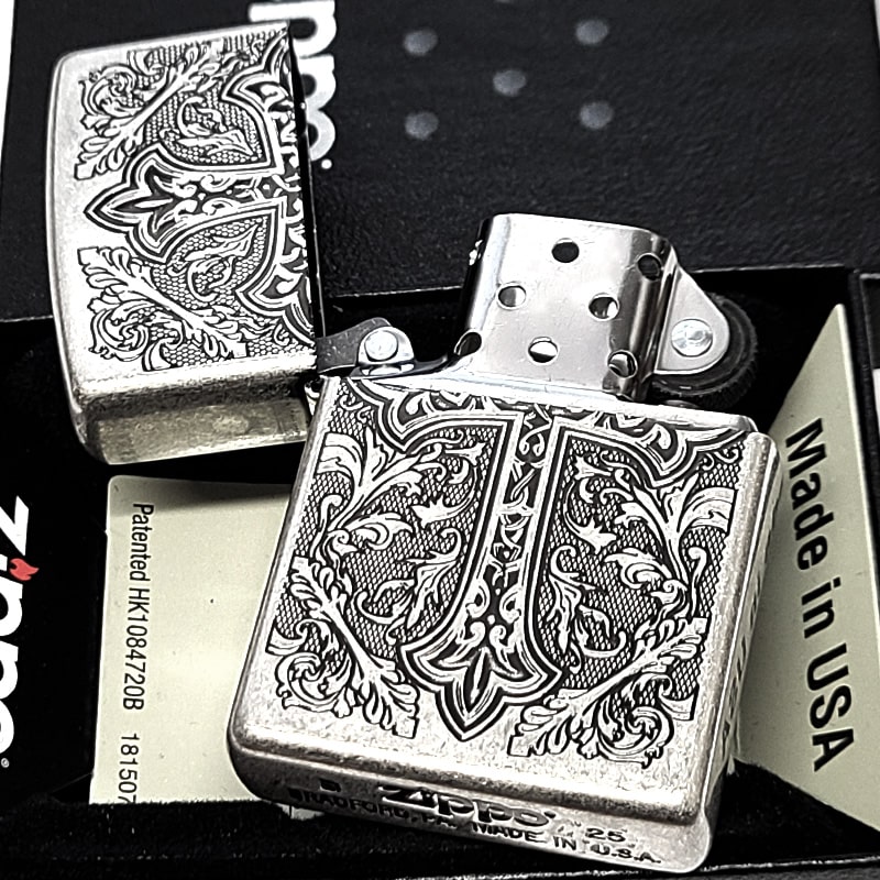 ZIPPO（ジッポー） ライター クロス ジッポ アラベスク シルバー