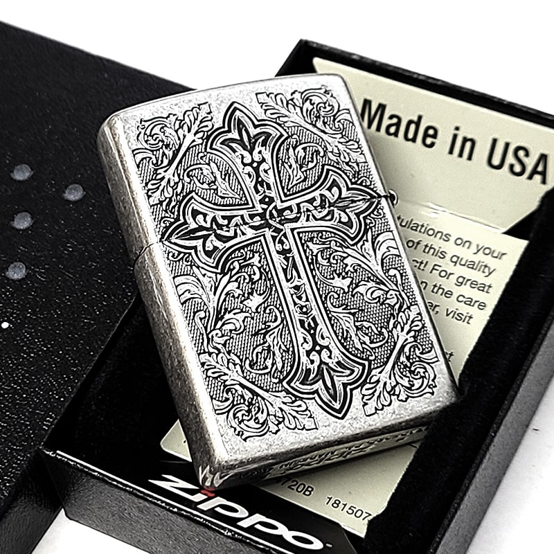 ZIPPO（ジッポー） ライター クロス ジッポ アラベスク シルバー