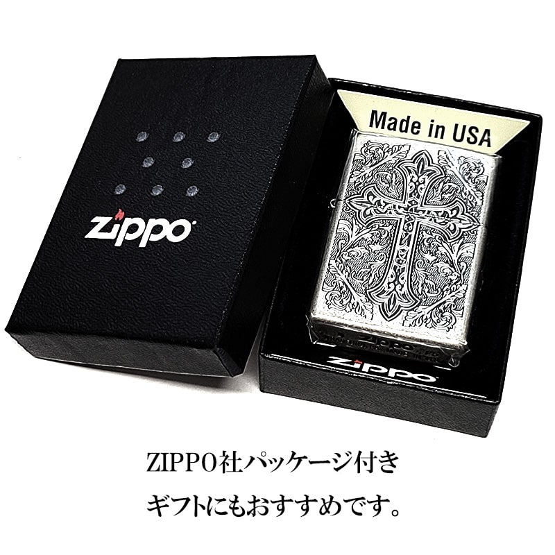 ZIPPO（ジッポー） ライター クロス ジッポ アラベスク シルバー