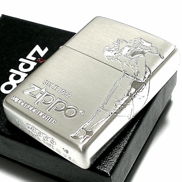 ZIPPO（ジッポー） ライター ウィンディ 2面加工 ジッポーガール 彫刻