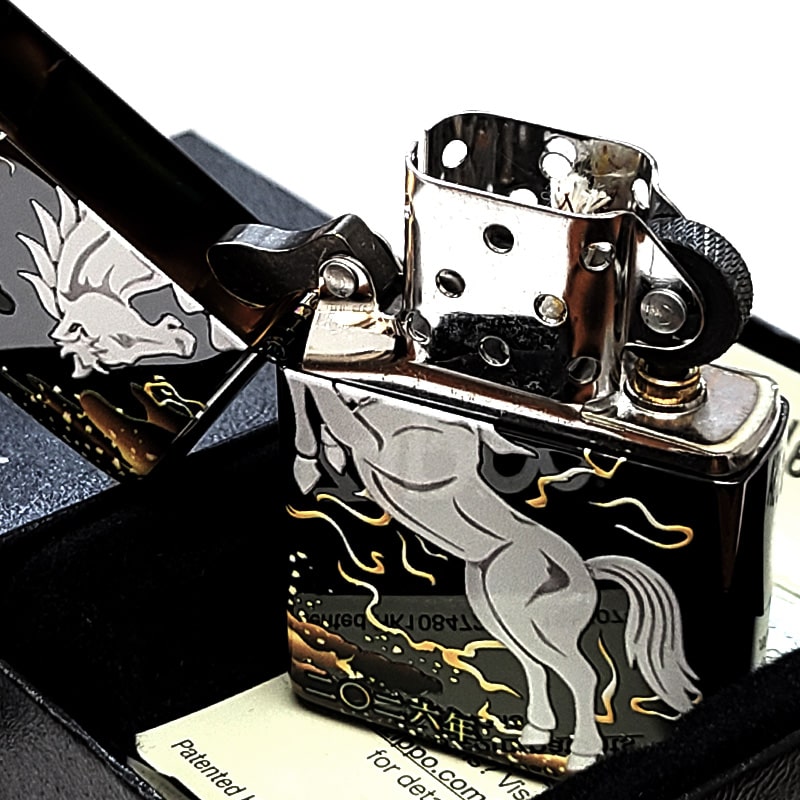 ZIPPO（ジッポー） 午 干支 2026年 金タンク ジッポ ライター 令和8年