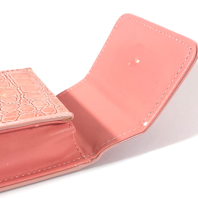 訳あり】シガレットケース 可愛い エナメルクロコ ロング OK タバコ