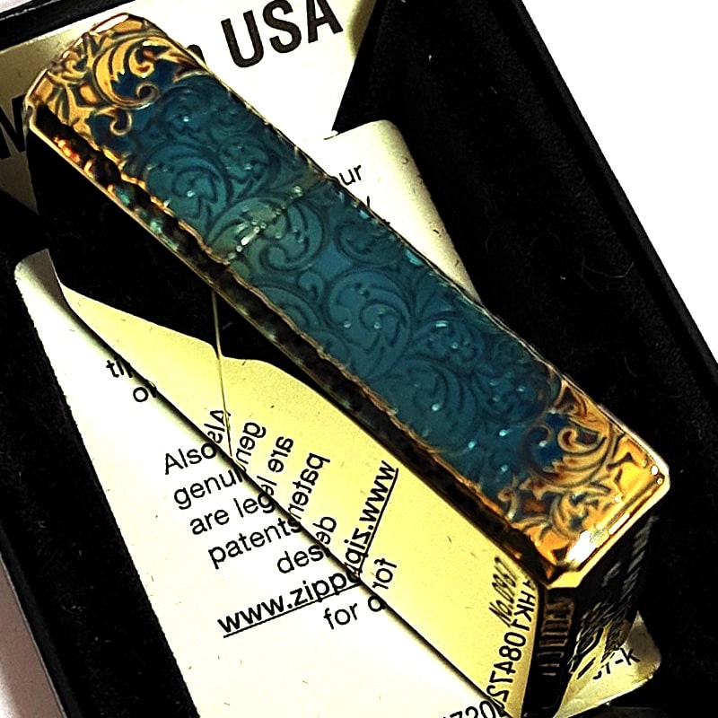 ZIPPO（ジッポー） 訳あり ジッポ ライター 3面彫刻 アラベスク