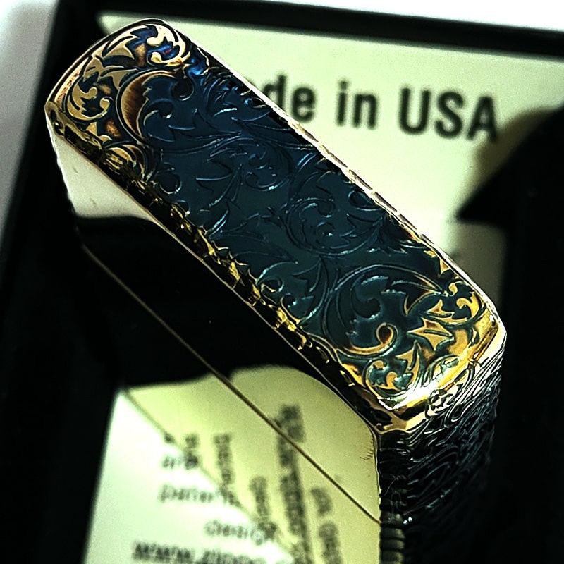ZIPPO（ジッポー） 訳あり ジッポ ライター 3面彫刻 アラベスク