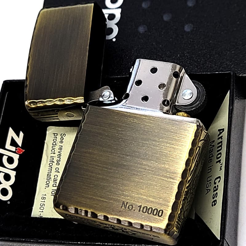 ZIPPO（ジッポー） 一点物 アーマー レアナンバー No.10000 限定 3面