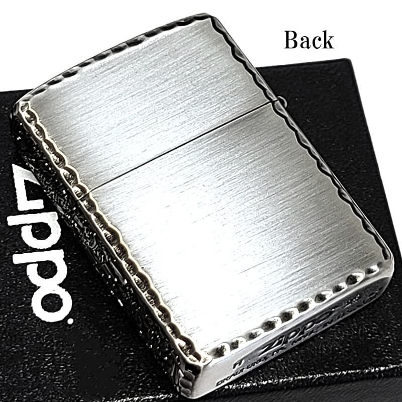 ZIPPO（ジッポー） アーマー 限定 3面彫刻 昇鯉 アンティークシルバー