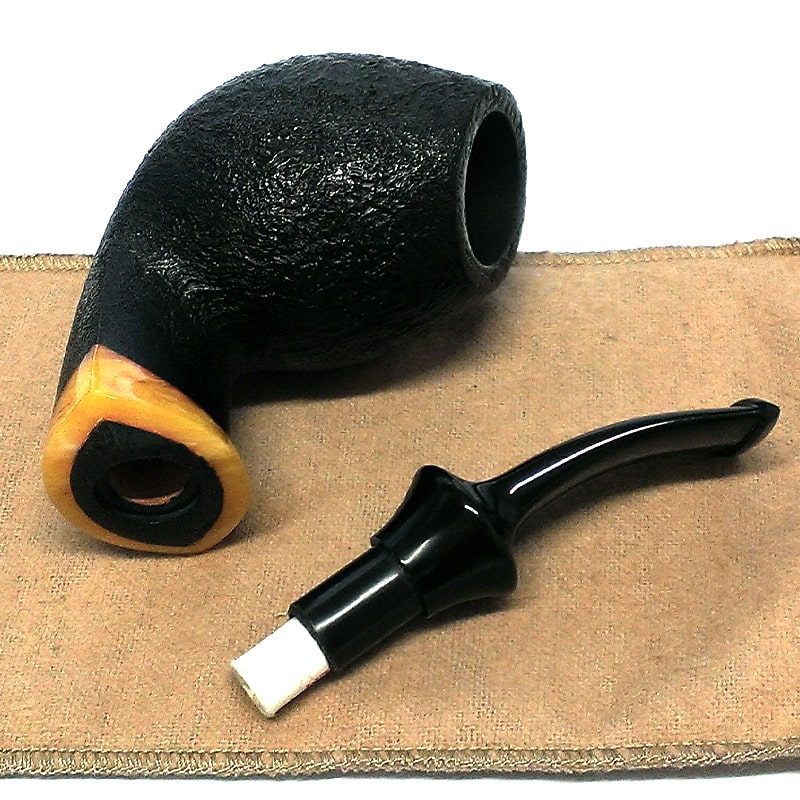 パイプ，喫煙具 パイプ 喫煙具 TSUGE ツゲ キャッツアイ 607 サンドブラスト パイプ