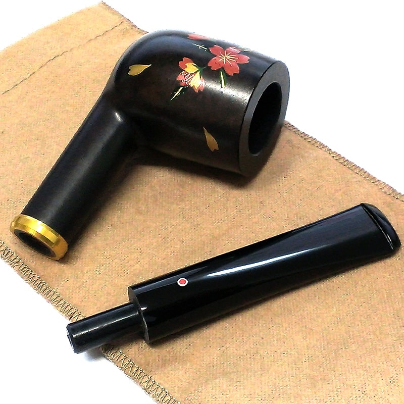 パイプ 喫煙具 ツゲ 蒔絵 桜花爛漫 TSUGE 柘製作所 おしゃれ