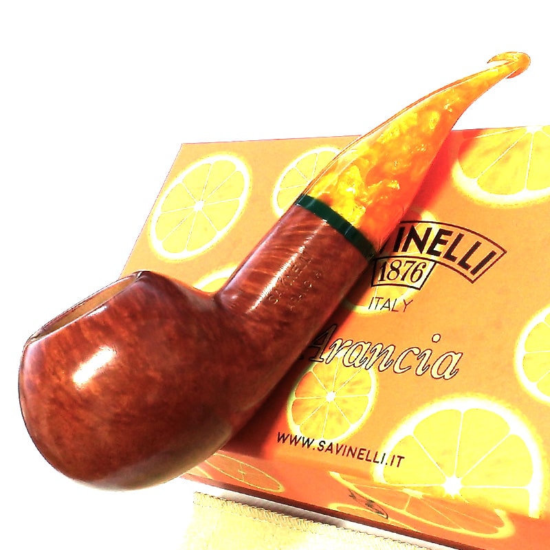 パイプ 喫煙具 SAVINELLI アランシア 320 サビネリ オレンジ おしゃれ イタリア製 パイプ本体 たばこ タバコ 9ミリフィルター