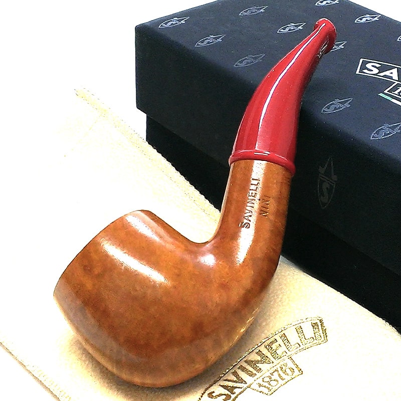 パイプ 喫煙具 SAVINELLI MINI ミニ レッド サビネリ イタリア製 赤 おしゃれ 小さい タバコ パイプ本体 高品質 9mmフィルター