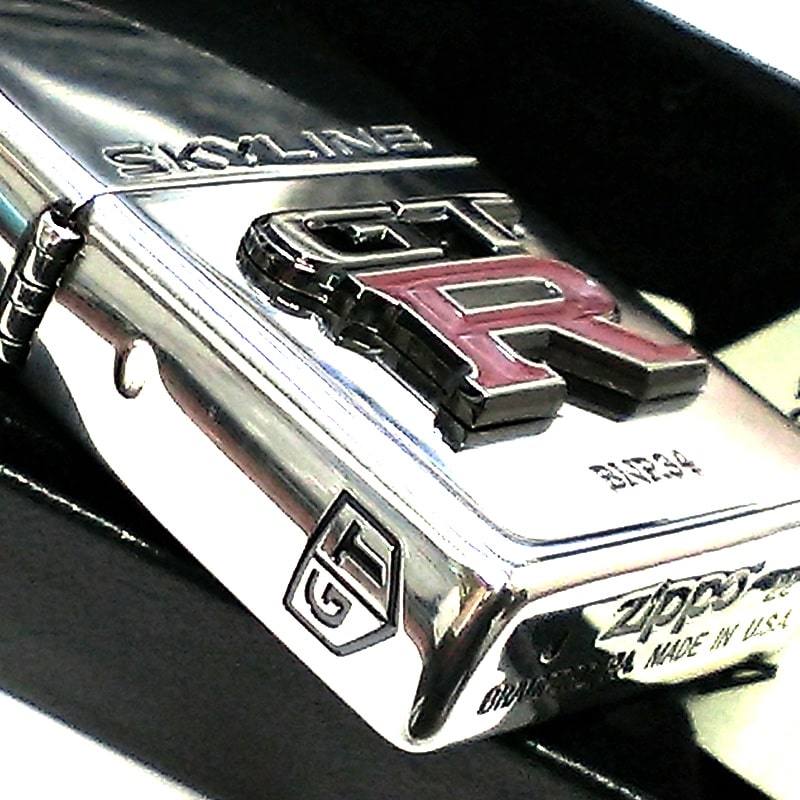 ZIPPO（ジッポー） スカイライン GT-R R34 リアルエンブレム 日産公認