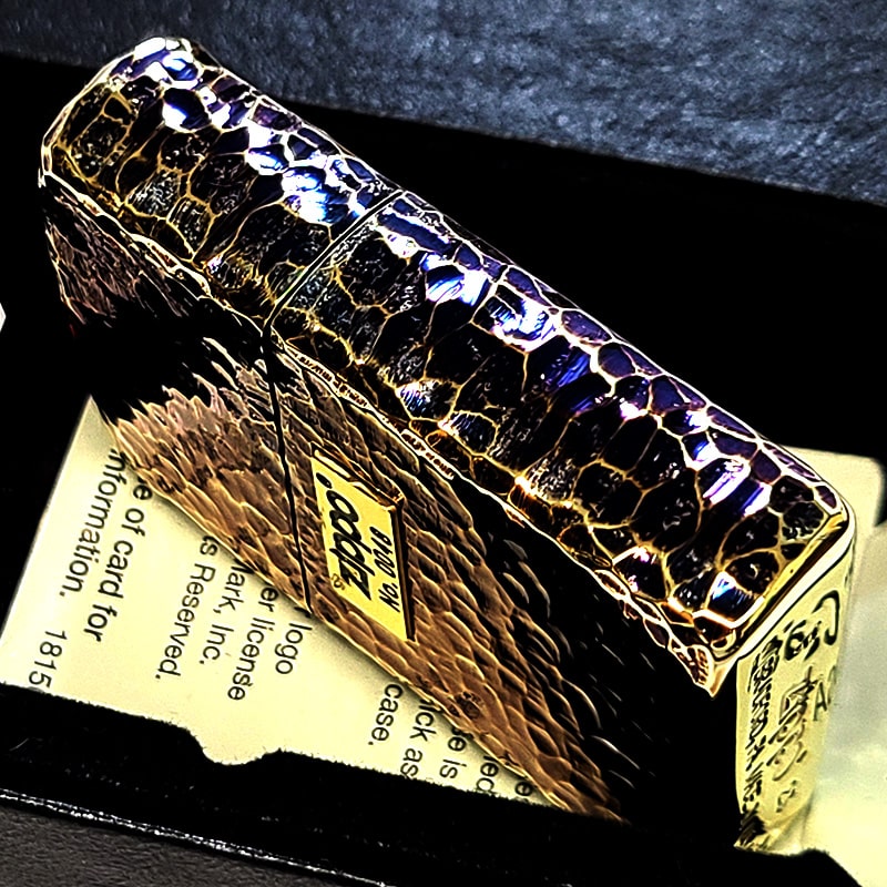 ZIPPO（ジッポー） ZIPPO 5面加工 アーマー ハンマートーン オーロラ