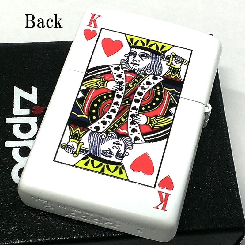 ZIPPO（ジッポー） ライター トランプ ハート キング ジッポ 両面加工