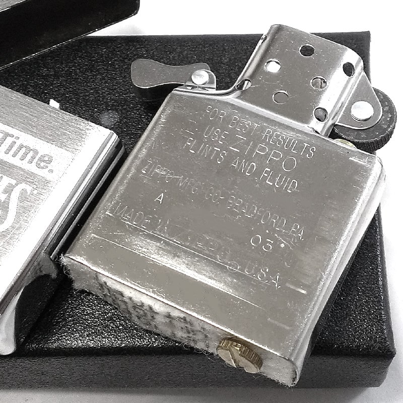 zippo ライター　ゼロハリバートン　初期型　2002年製　ジッポ　希少　レア zippo ライター ゼロハリバートン 初期型 2002年製 ジッポ 希少 レア