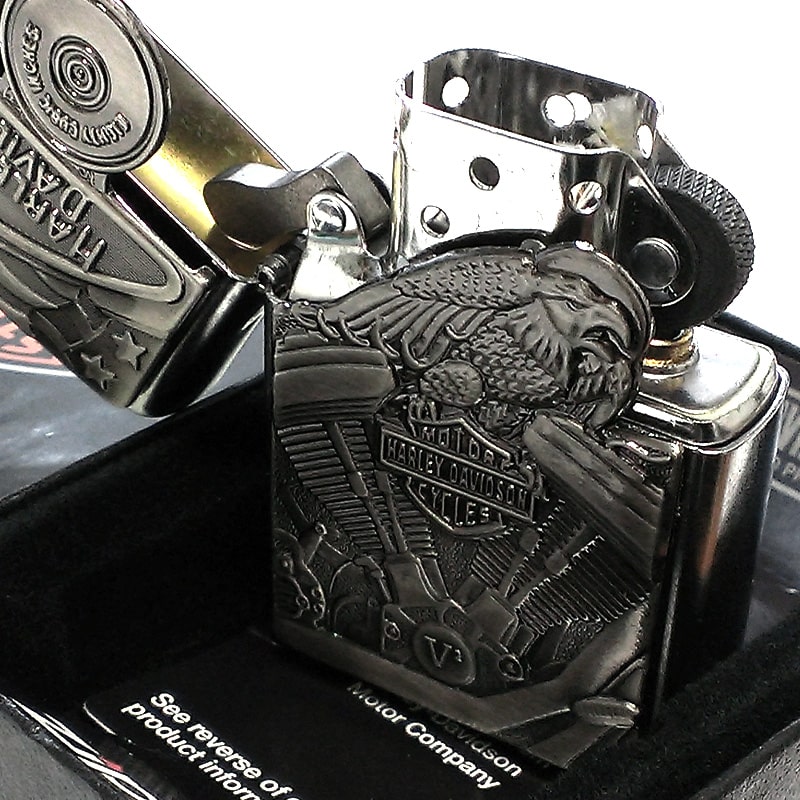 ZIPPO ライター ハーレー ダビッドソン ジッポー エンジン ロゴ