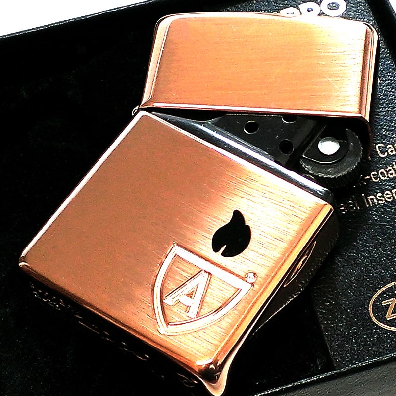 ソリッドカッパーアーマージッポー‼️1.5倍の重厚感‼️アーマー登場‼️限定品新春割引 ZIPPO 限定 アーマーソリッドカッパー ジッポ ライター ロゴ