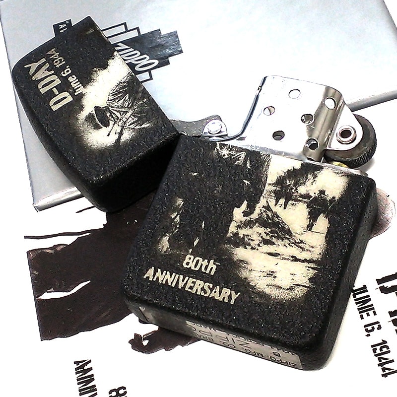 ZIPPO ライター 1941復刻レプリカ D-DAY ジッポ 80周年記念 限定シリアル入り かっこいい ノルマンディ上陸作戦 ARMY 80th  軍隊