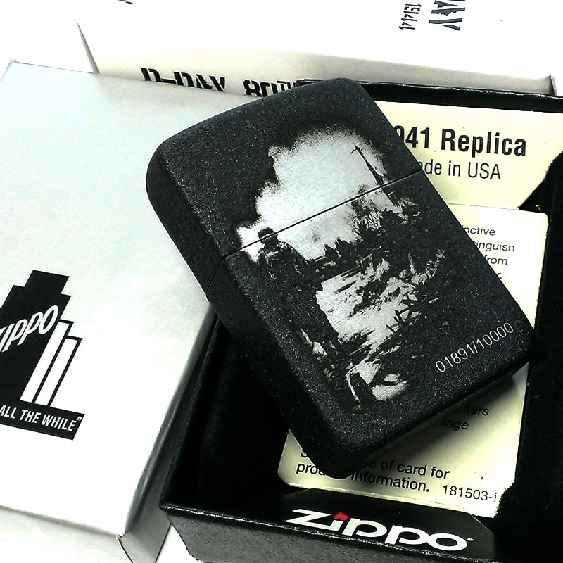 ZIPPO ライター 1941復刻レプリカ D-DAY ジッポ 80周年記念 限定シリアル入り かっこいい ノルマンディ上陸作戦 ARMY 80th  軍隊 : 46261 : Zippoタバコケース喫煙具のハヤミ - 通販 - Yahoo!ショッピング